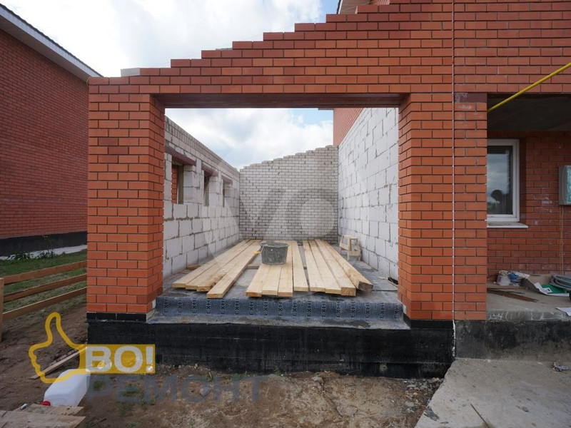 Строительство пристроя к коттеджу-102